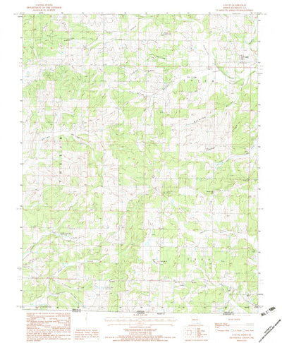 United States Geological Survey Couch, MO (1982, 24000-Scale) digital map