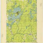 United States Geological Survey Couderay, WI (1948, 48000-Scale) digital map