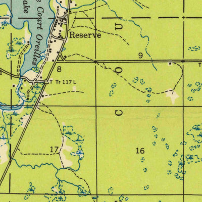 United States Geological Survey Couderay, WI (1948, 48000-Scale) digital map