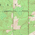 United States Geological Survey Couderay, WI (1971, 24000-Scale) digital map