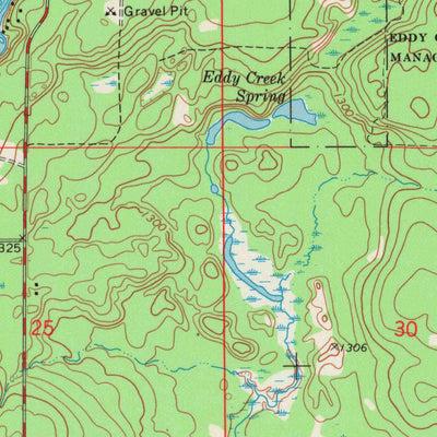 United States Geological Survey Couderay, WI (1971, 24000-Scale) digital map