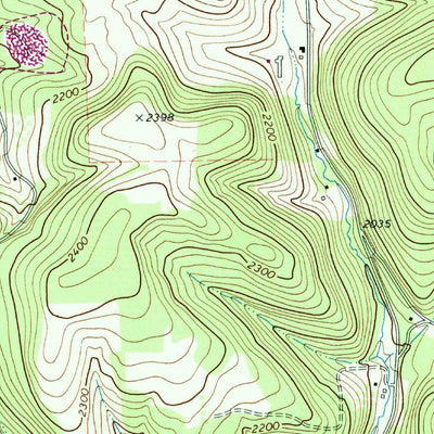 United States Geological Survey Coudersport, PA (1969, 24000-Scale) digital map