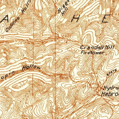 United States Geological Survey Coudersport, PA-NY (1934, 48000-Scale) digital map
