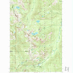 United States Geological Survey Cougar Lake, WA (1988, 24000-Scale) digital map
