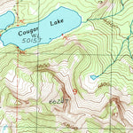 United States Geological Survey Cougar Lake, WA (1988, 24000-Scale) digital map