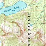 United States Geological Survey Cougar Lake, WA (2000, 24000-Scale) digital map