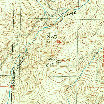 United States Geological Survey Cougar Mountain, WA (1989, 24000-Scale) digital map