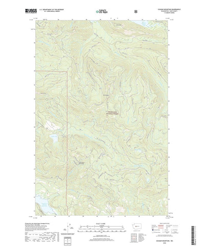United States Geological Survey Cougar Mountain, WA (2020, 24000-Scale) digital map