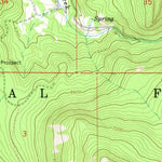 United States Geological Survey Cougar Peak, OR (1964, 24000-Scale) digital map