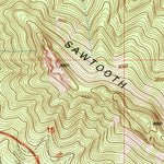 United States Geological Survey Cougar Reservoir, OR (1997, 24000-Scale) digital map