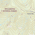United States Geological Survey Cougar Reservoir, OR (2020, 24000-Scale) digital map