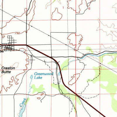 United States Geological Survey Coulee Dam, WA (1983, 100000-Scale) digital map