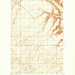 United States Geological Survey Coulee, ND (1949, 24000-Scale) digital map