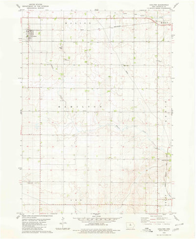 United States Geological Survey Coulter, IA (1979, 24000-Scale) digital map