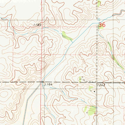United States Geological Survey Coulter, IA (1979, 24000-Scale) digital map