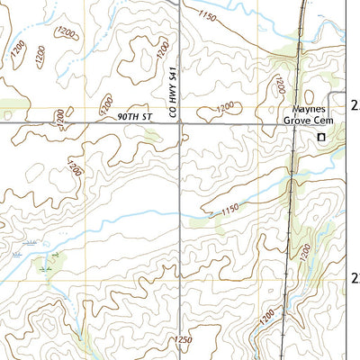 United States Geological Survey Coulter, IA (2018, 24000-Scale) digital map