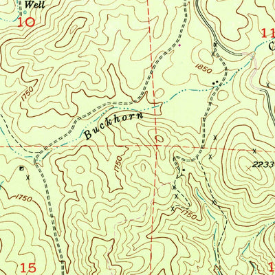United States Geological Survey Coulterville, CA (1947, 24000-Scale) digital map