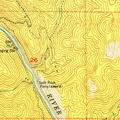 United States Geological Survey Coulterville, CA (1949, 24000-Scale) digital map