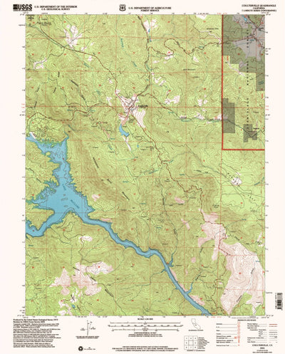 United States Geological Survey Coulterville, CA (2001, 24000-Scale) digital map