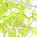 United States Geological Survey Counce, TN (1949, 24000-Scale) digital map