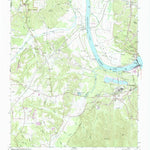 United States Geological Survey Counce, TN (1972, 24000-Scale) digital map
