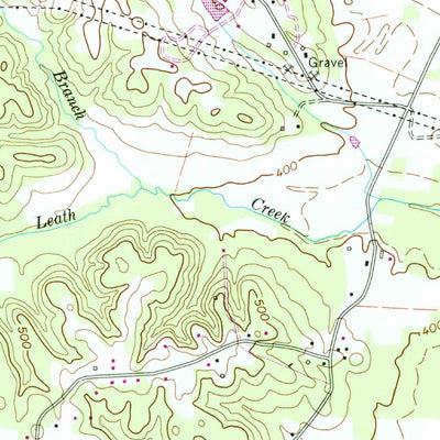 United States Geological Survey Counce, TN (1972, 24000-Scale) digital map