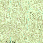 United States Geological Survey Counce, TN (1972, 24000-Scale) digital map