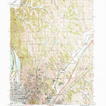 United States Geological Survey Council Bluffs North, IA-NE (1994, 24000-Scale) digital map