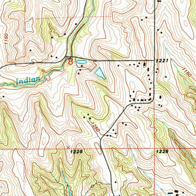 United States Geological Survey Council Bluffs North, IA-NE (1994, 24000-Scale) digital map