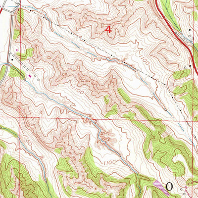 United States Geological Survey Council Bluffs South, IA-NE (1956, 24000-Scale) digital map