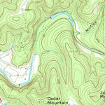 United States Geological Survey Council Creek, TX (1967, 24000-Scale) digital map