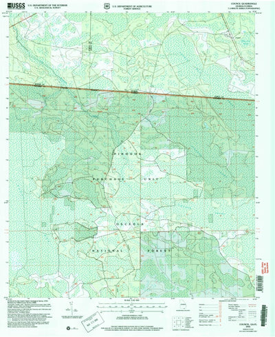 United States Geological Survey Council, GA-FL (2006, 24000-Scale) digital map