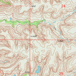 United States Geological Survey Council Grove, KS (1971, 24000-Scale) digital map