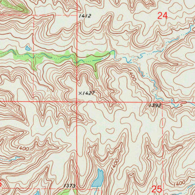 United States Geological Survey Council Grove, KS (1971, 24000-Scale) digital map