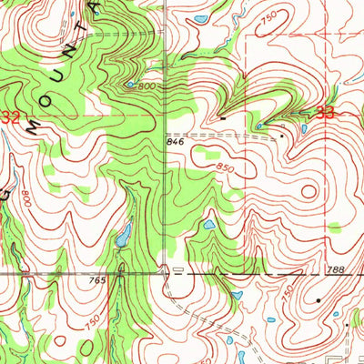 United States Geological Survey Council Hill, OK (1970, 24000-Scale) digital map