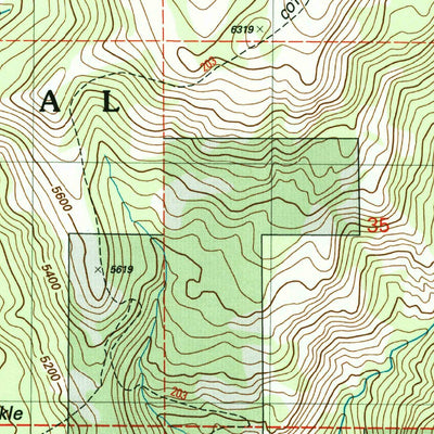 United States Geological Survey Council Mountain, ID (2004, 24000-Scale) digital map