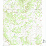 United States Geological Survey Counselor, NM (1966, 24000-Scale) digital map