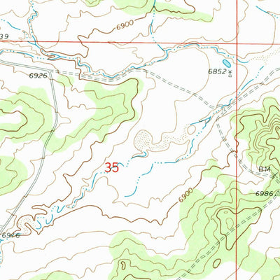 United States Geological Survey Counselor, NM (1966, 24000-Scale) digital map