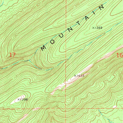 United States Geological Survey Counts, OK (1973, 24000-Scale) digital map