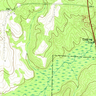 United States Geological Survey County Line, GA (1972, 24000-Scale) digital map