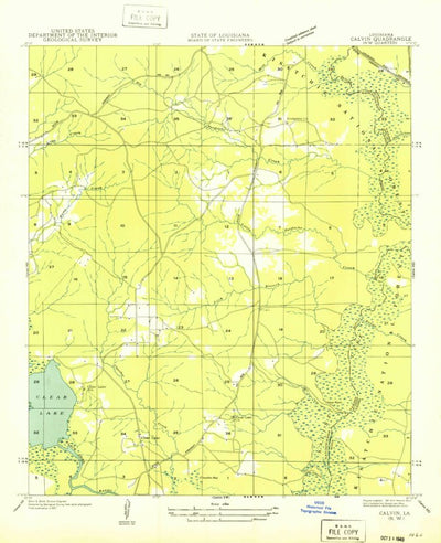 United States Geological Survey Coup Point, LA (1949, 31680-Scale) digital map