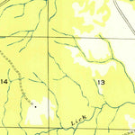 United States Geological Survey Coup Point, LA (1949, 31680-Scale) digital map