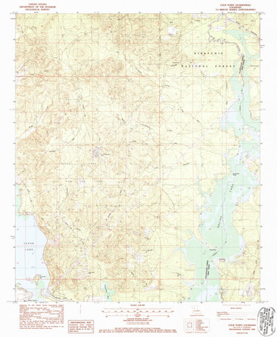 United States Geological Survey Coup Point, LA (1983, 24000-Scale) digital map