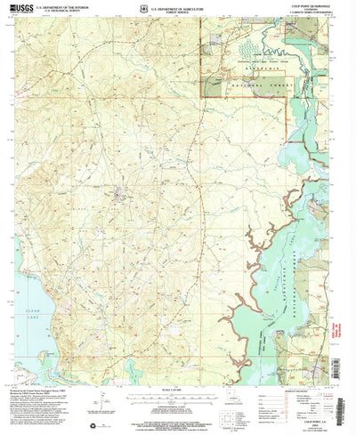 United States Geological Survey Coup Point, LA (2003, 24000-Scale) digital map