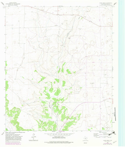 United States Geological Survey Coupe Ranch, TX (1964, 24000-Scale) digital map