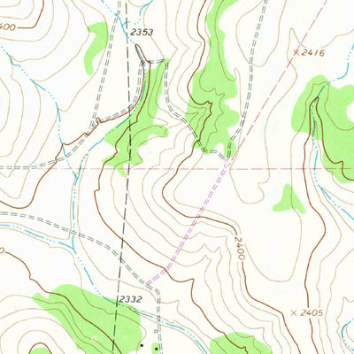 United States Geological Survey Coupe Ranch, TX (1964, 24000-Scale) digital map
