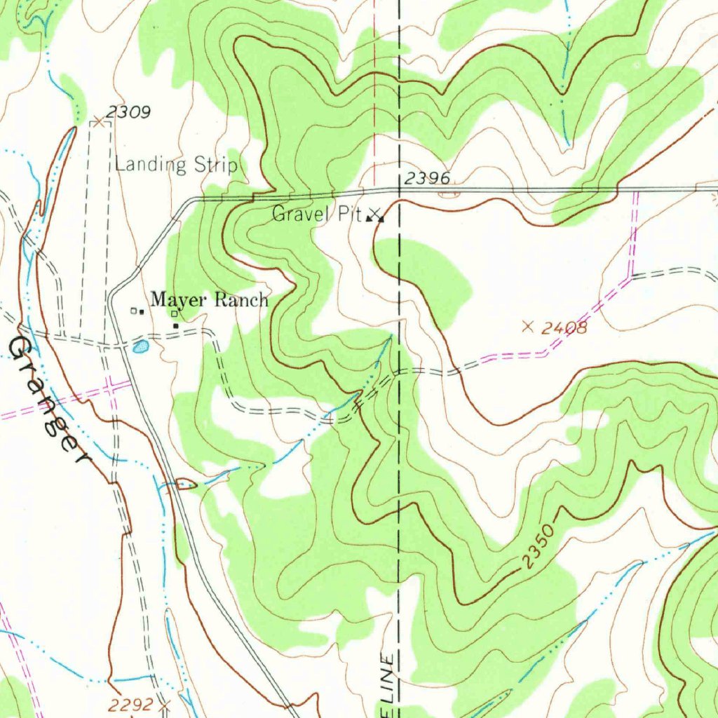 Coupe Ranch, TX (1964, 24000-Scale) Map by United States Geological ...
