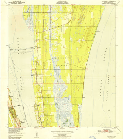 United States Geological Survey Courtenay, FL (1951, 24000-Scale) digital map
