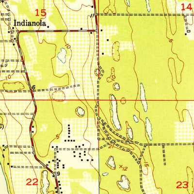 United States Geological Survey Courtenay, FL (1951, 24000-Scale) digital map