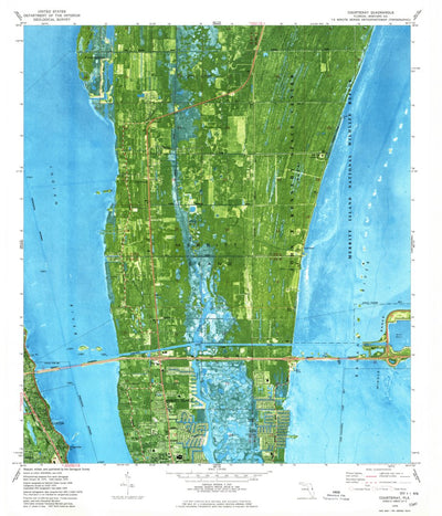 United States Geological Survey Courtenay, FL (1976, 24000-Scale) digital map